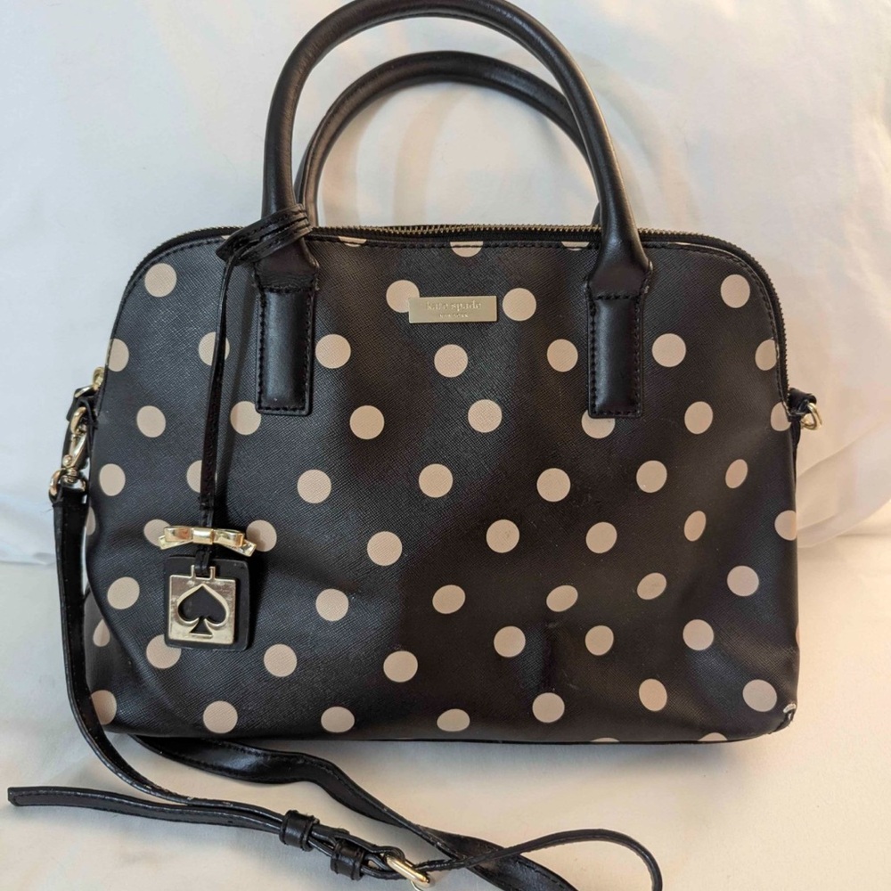 Kate Spade Black Polka Dot Women's Bag